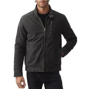 RODD & GUNN the Jack PU Coated Canvas Zip Front Jacket Casual Outdoor Men’s XL